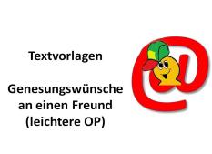 23. Genesungswnsche - Freund (leichtere OP) - kl