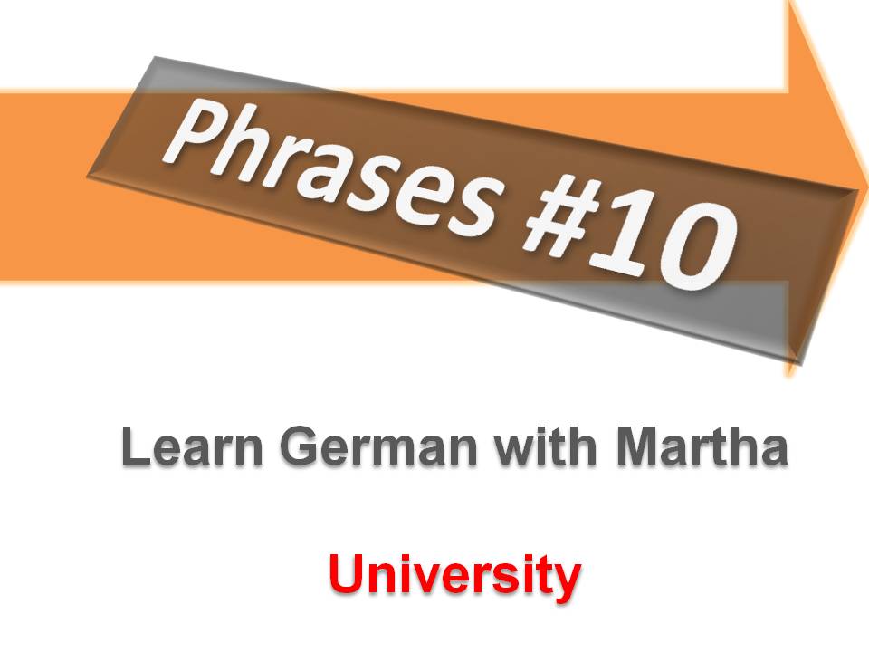 Prsentation - 10. University - Deckblatt