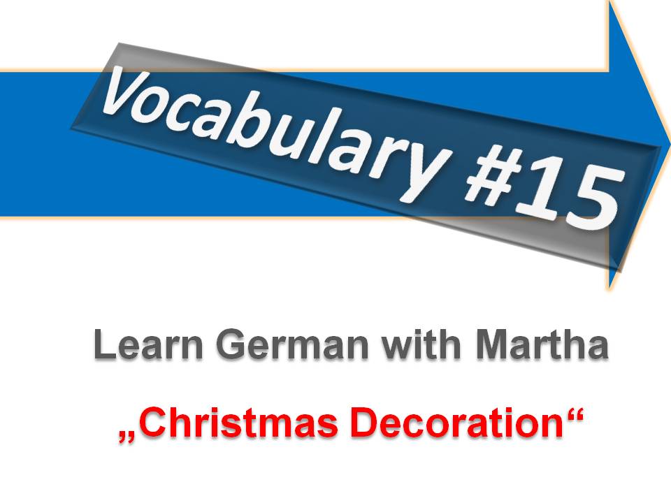 Prsentation - 15. Christmas decoration - Deckblatt