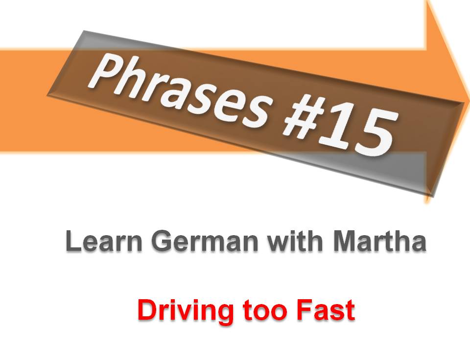 Prsentation - 15. Driving too fast - Deckblatt1