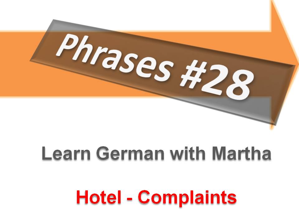 Prsentation - 28. Complaints - Deckblatt