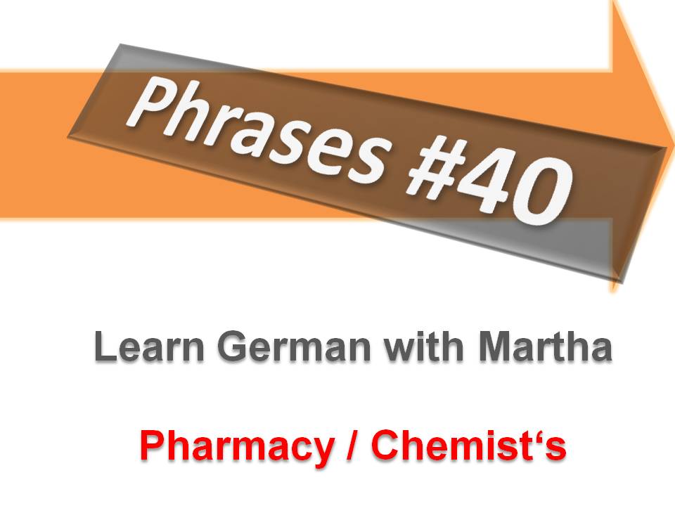 Prsentation - 40. - Pharmacy - Deckblatt