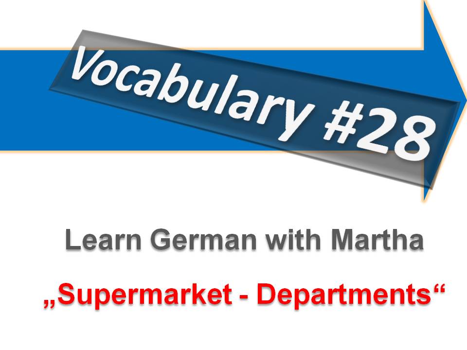 Prsetation - V28 - Supermarket - Departments - Deckblatt