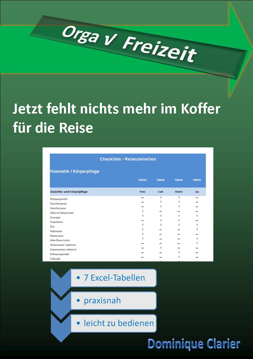 Reise - Deckblatt - gr�n